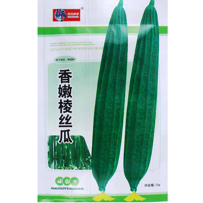 禾之润香嫩棱角丝瓜种子皮薄肉厚蔬菜种子八棱丝瓜八角丝瓜广东丝瓜