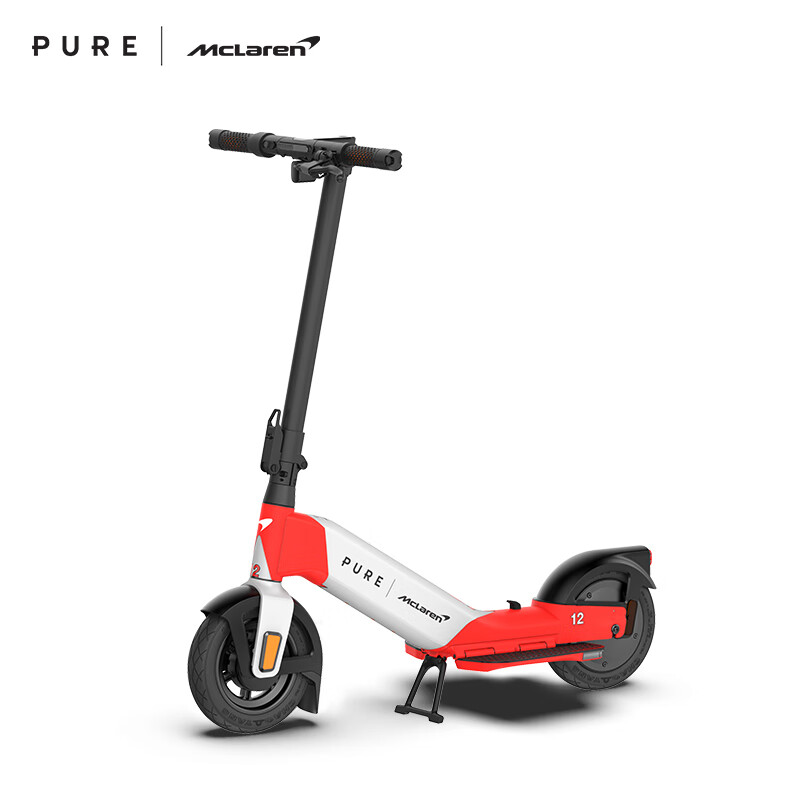 佩尚PURE x McLAREN合作款电动滑板车兰多诺里斯同款迈凯伦限量发售款 MP4/4 Special Edition 红白款
