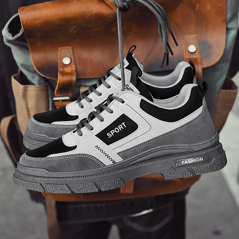 FOURDATRY��Ь����2025�¿���ٴ����а�Ь�п�Ͱ﹤װƤ������ѥ��Ь�� MD113��ɫ 42