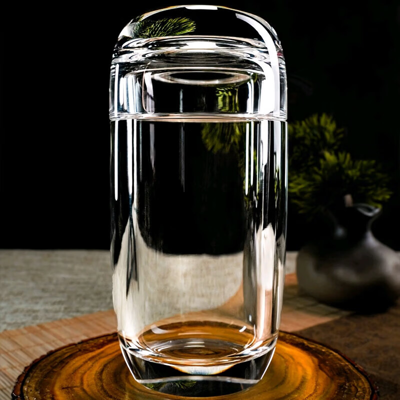 原矿天然水晶杯石手工打磨茶杯耐高温杯【纯水晶杯】加厚耐热手工 直