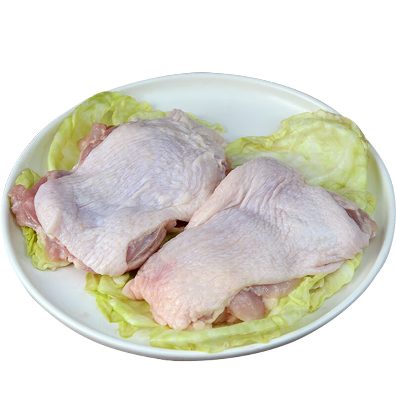 湘明有絮新鲜带皮鸡腿肉去骨鸡腿乇乇肉汉堡肉毛毛肉生鲜腿排鸡扒腿肉