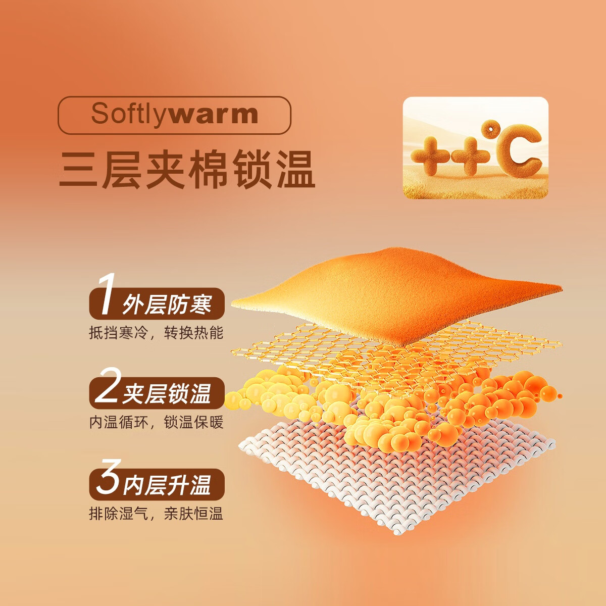 JELLYBABY[远红外锁温]儿童冬季保暖夹棉套装女童加厚男童纯色红色宝宝棉服 军绿 80 CM