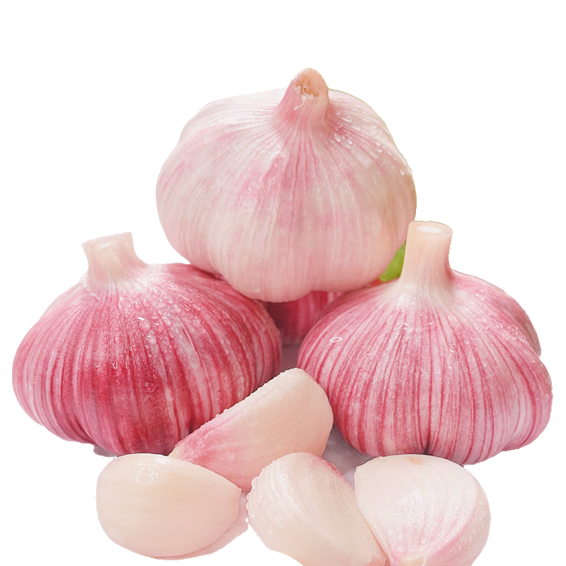 【百万单爆品】紫白皮蒜水果大蒜超市生鲜蔬菜调料即食蒜 【优选】 1斤 单果3.5-5cm