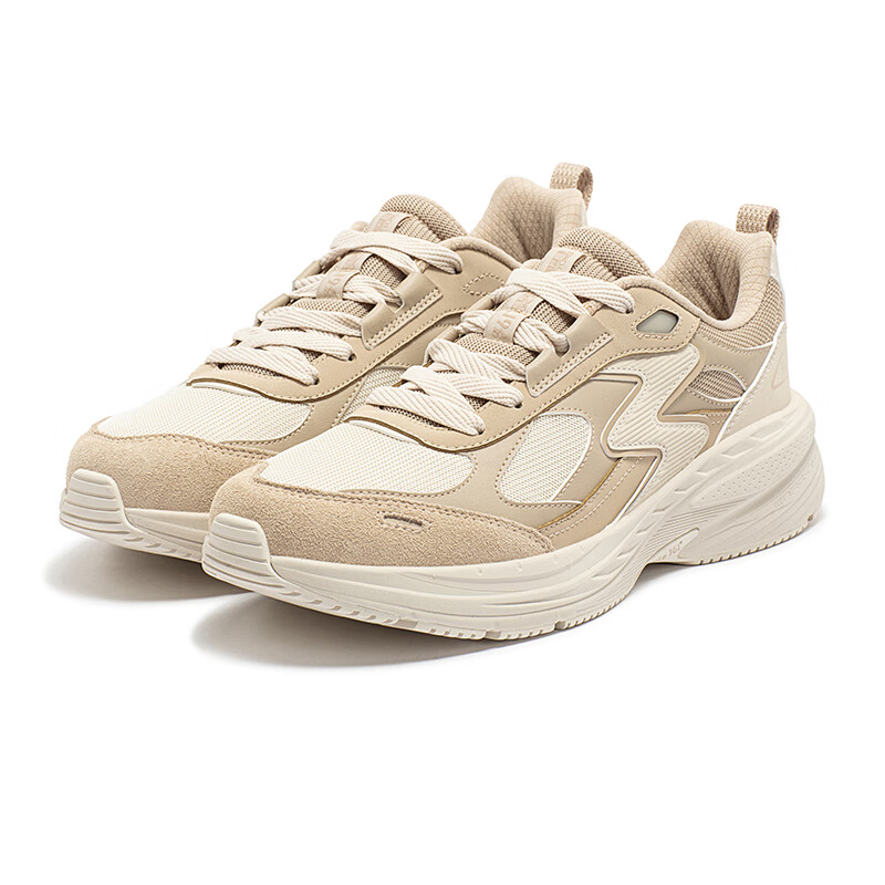 361°云步运动鞋男2024秋冬季新款厚底老爹鞋度复古文化鞋轻便休闲鞋