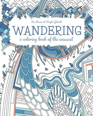 预订 wandering: a coloring book of the unusual