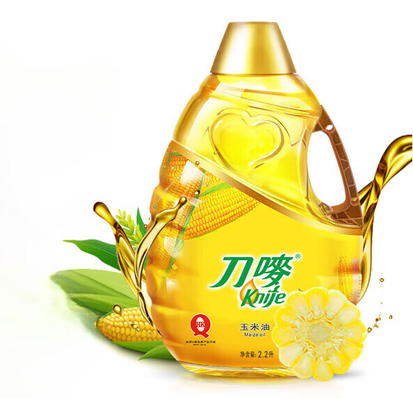 刀嘜（Knife）玉米油2.2L玉米植物油健康家用炒菜食用油