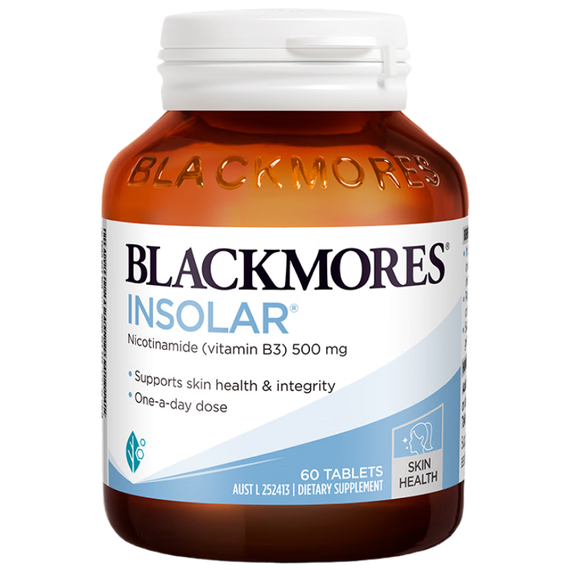澳佳宝Blackmores 烟酰胺精华片60片 维生素b美白抗糖抗衰老