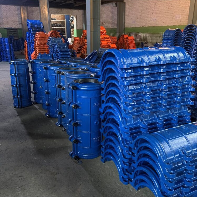 铸铁哈夫节抢修器管道快速补漏接头水管堵漏卡子pe/pvc/ppr铁抱箍