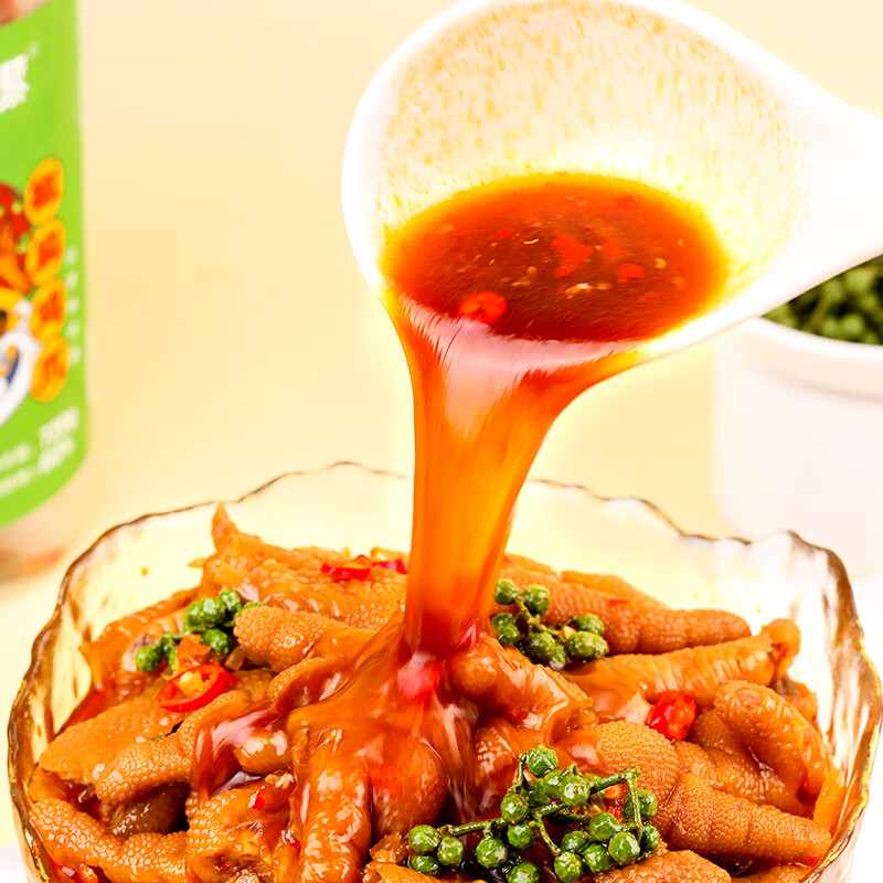 状元蔡椒麻无骨鸡爪网红去骨凤爪子2斤装鲜香大份量麻辣味小零食 椒麻