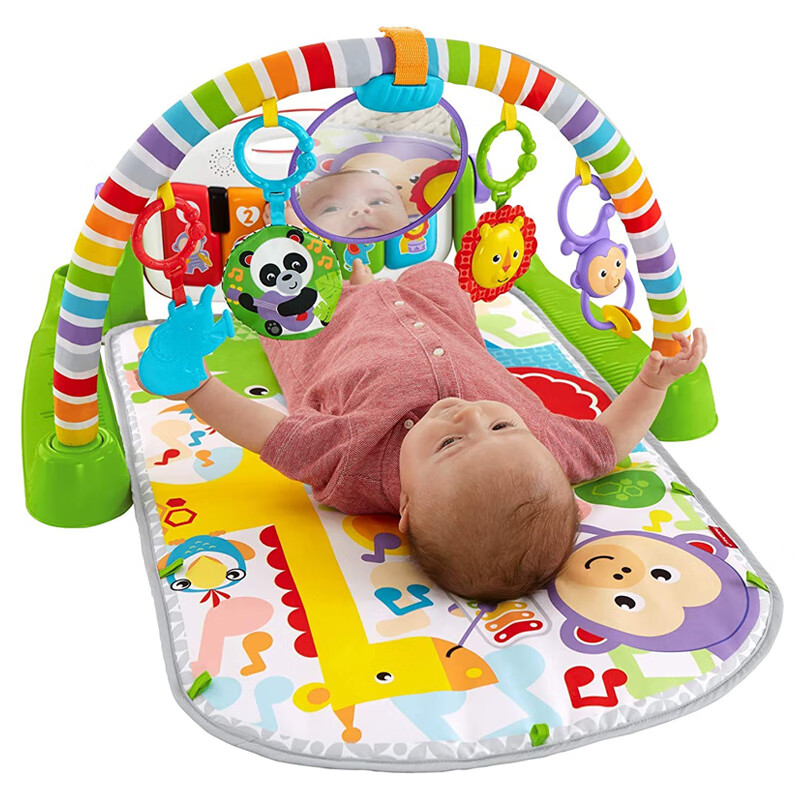 费雪豪华钢琴缤纷健身器婴儿玩乐安抚婴儿成长玩具0-1岁生日六一礼物 豪华钢琴缤纷健身器