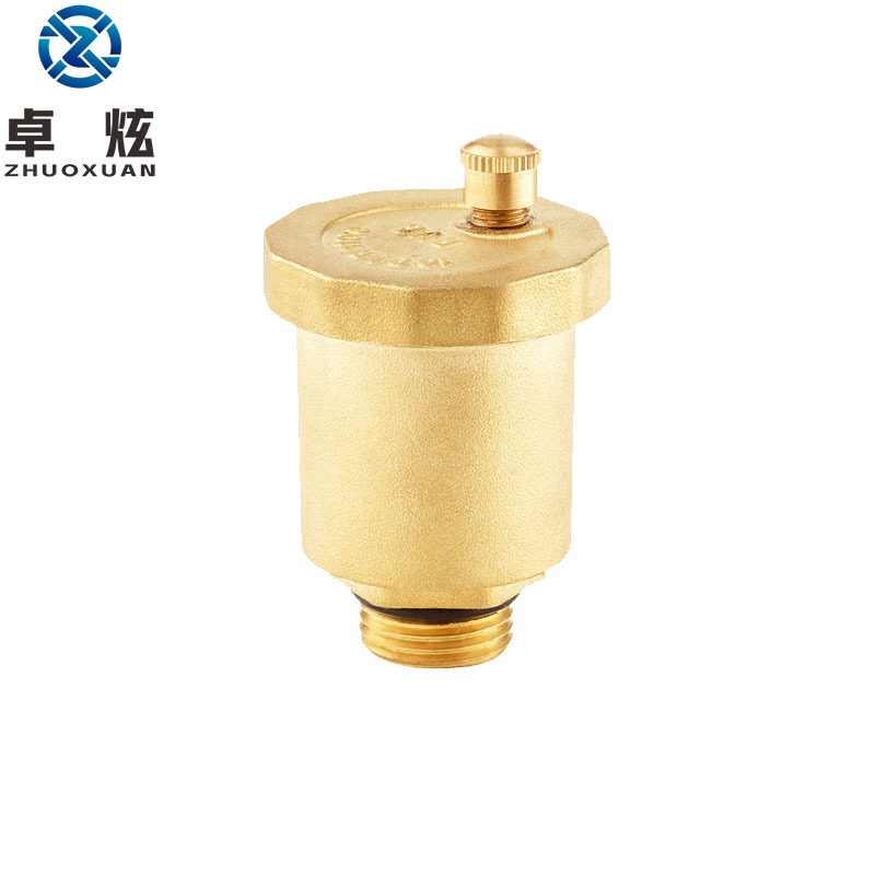 卓炫(zhuoxuan)ty-09 黄铜排气阀 直排式自动放气阀 黄铜排气阀门