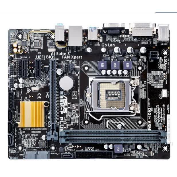 华硕（ASUS）冲新  B85M-F PLUS 华硕B85主板1150主板 质保一年