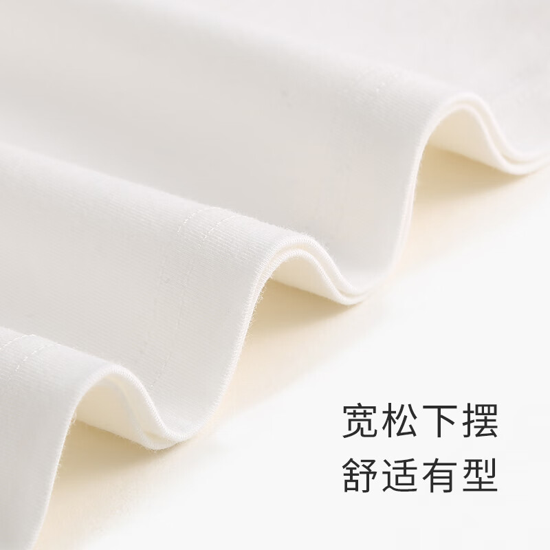 Classic Teddy女童T恤童装儿童长袖上衣中小童花边领打底衫宝宝外出服 甜心熊A白色 130