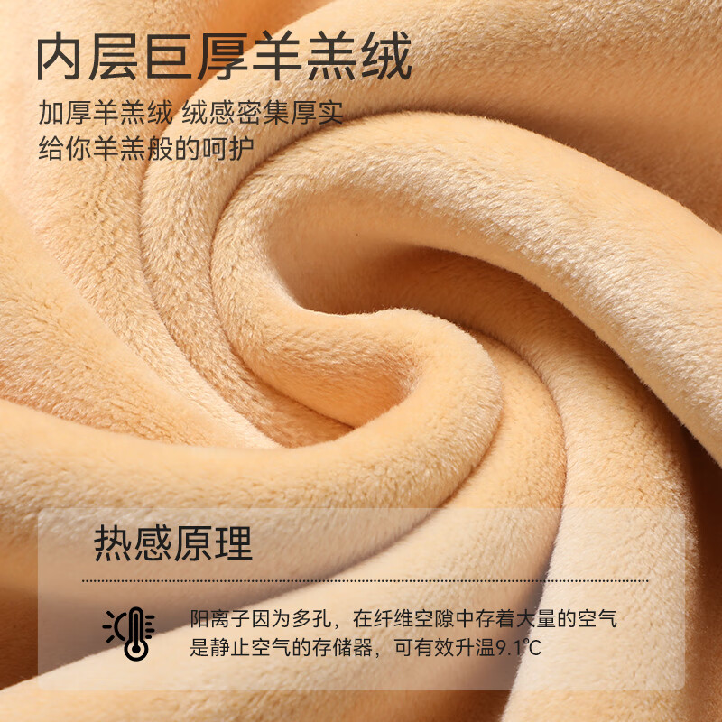 都市丽人秋衣秋裤羊羔绒加绒加厚保暖内衣男款发热防寒套装冬季 深灰 2XL (105)