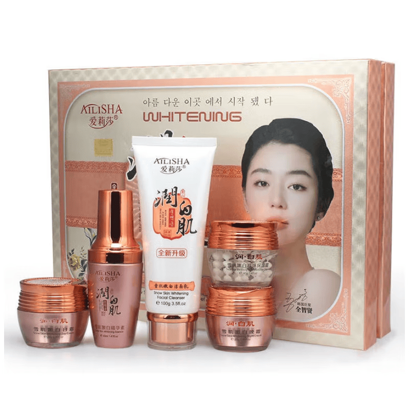 lkw【官方】爱丽莎爱莉莎润白肌雪肌嫩白日霜晚霜套装三件套美容护肤