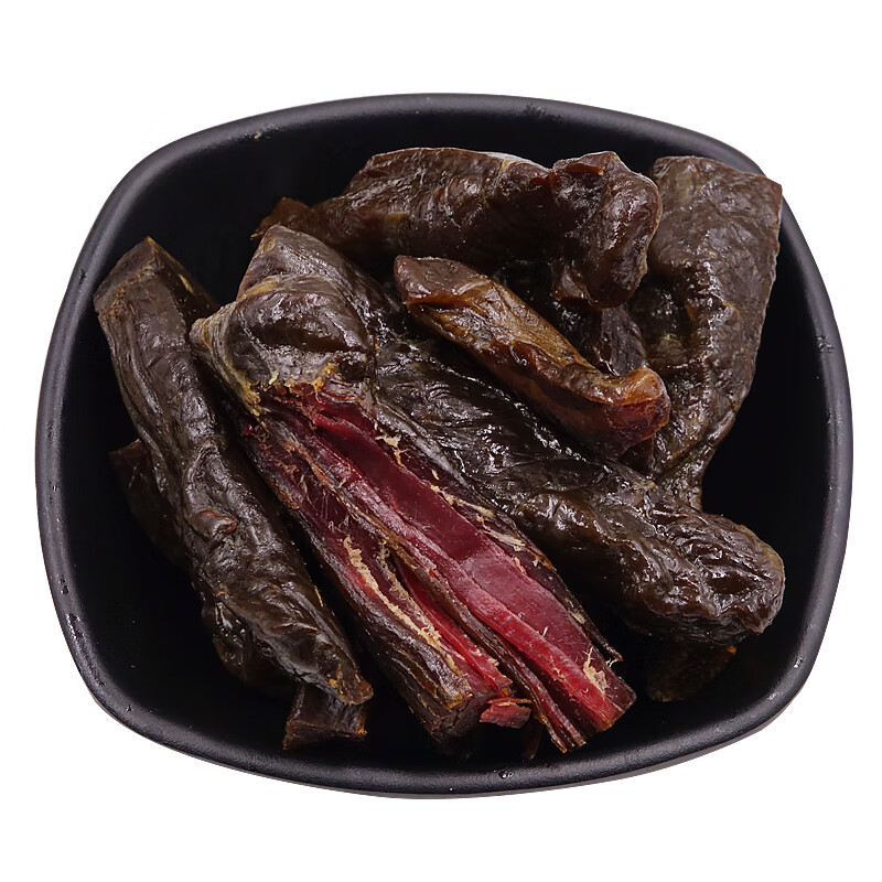 虎钢馋锡盟牛肉干500g袋装风干内蒙古黄牛肉干香辣手撕真空小包装1斤