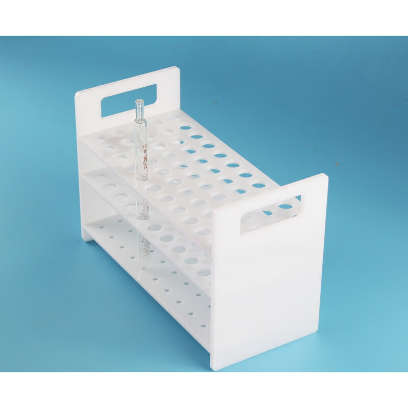 移液管架 OAMAY 玻璃吸管架 移液管架 50孔 孔徑15mm 透明