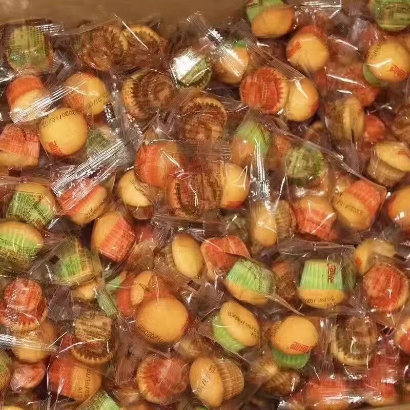 泡吧糖果蛋糕儿童迷你小蛋糕学生营养早餐面包充饥休闲零食品糕点整箱 泡吧糖果蛋糕 2000g