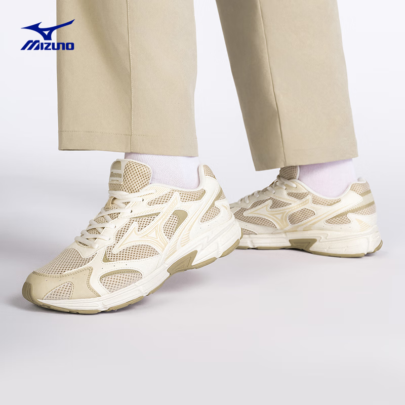 美津浓(MIZUNO)Mizuno运动鞋跑步鞋潮流复古Y2K千禧风格慢跑老爹运动跑步鞋SPEED 13/幻想银 36