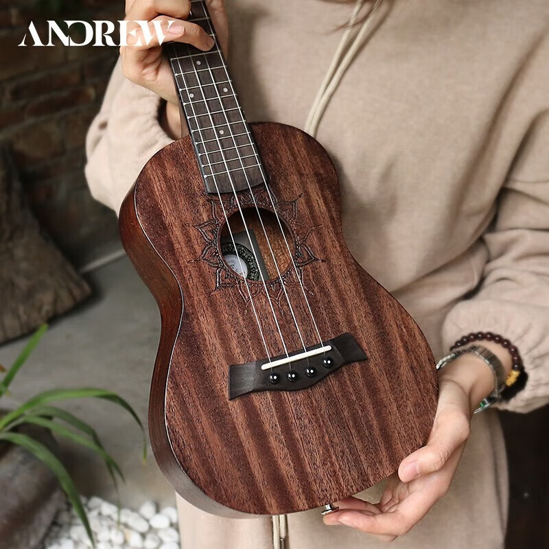 安德鲁尤克里里 乌克丽丽小吉他初学者女男ukulele 26英寸 海洋世界