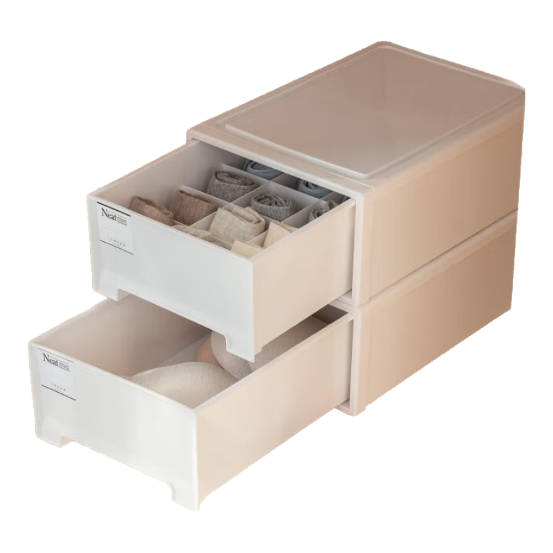 北歐國度抽屜式內衣收納盒內褲襪子分格整理盒三合一家用裝短褲分 186910格分格-放20條內褲