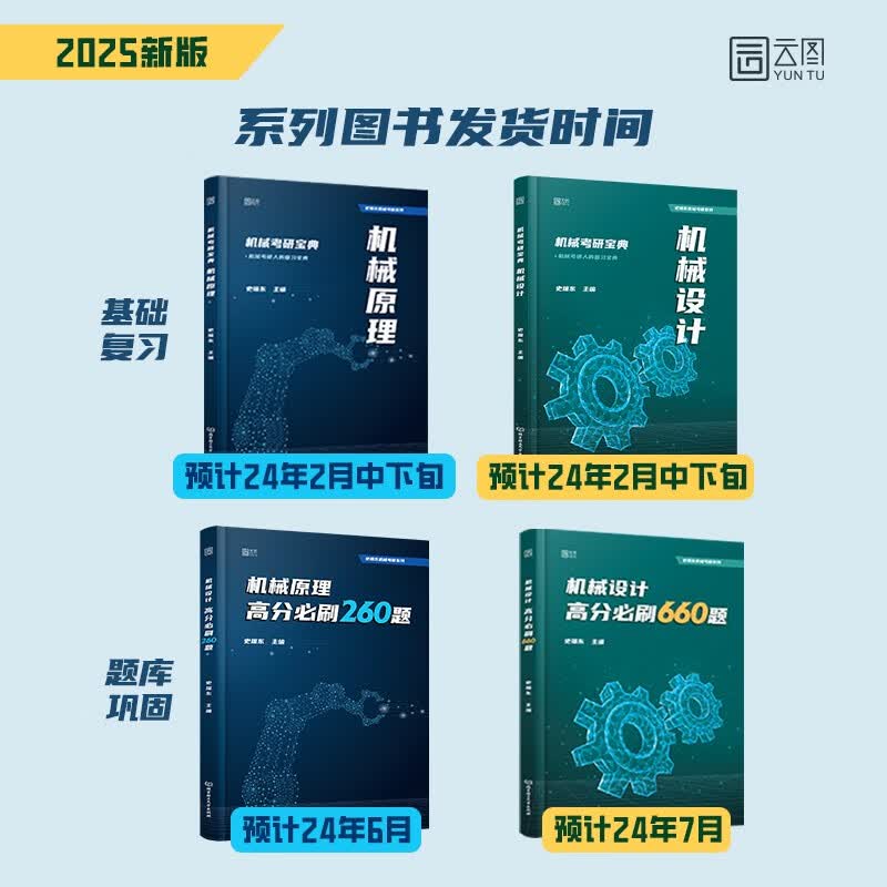 2025史瑞东机械设计高分必刷660题历年院校考研真题教材教辅经典例题详情图