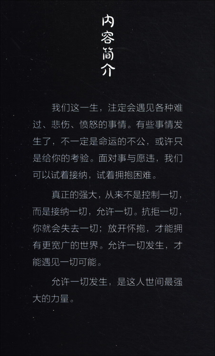允许一切发生正版 过不紧绷松弛的人生 给当下年轻人的治愈成长哲思书详情图