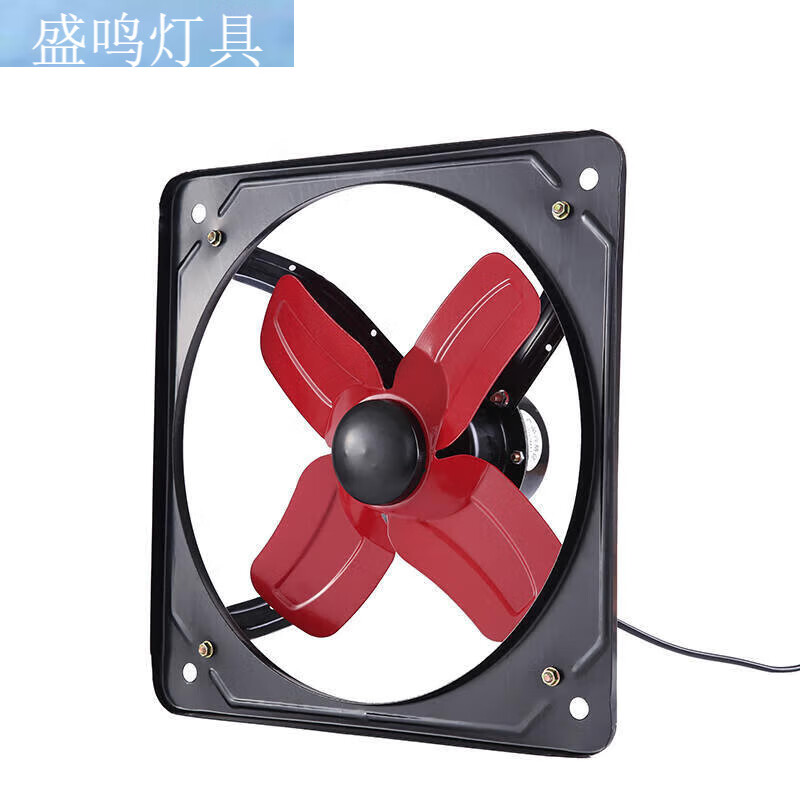 赤奥12寸排气扇强力家用厨房抽风机排烟机小型油烟机抽烟机吸油烟风扇