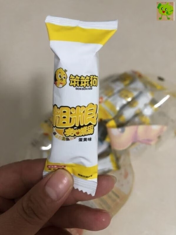 隽颜堂笨笨狗软粗粮棒棒狗儿童吃的零食笨狗狗零食咸蛋黄米果卷夹心