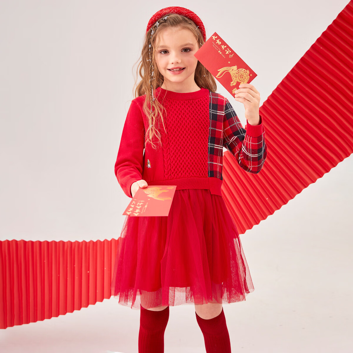 Ͼ��ʿ Hush Puppies ͯװŮ��ͯ���������ȹ R13ɺ���� 130cm 138Ԫ(����ȯ)