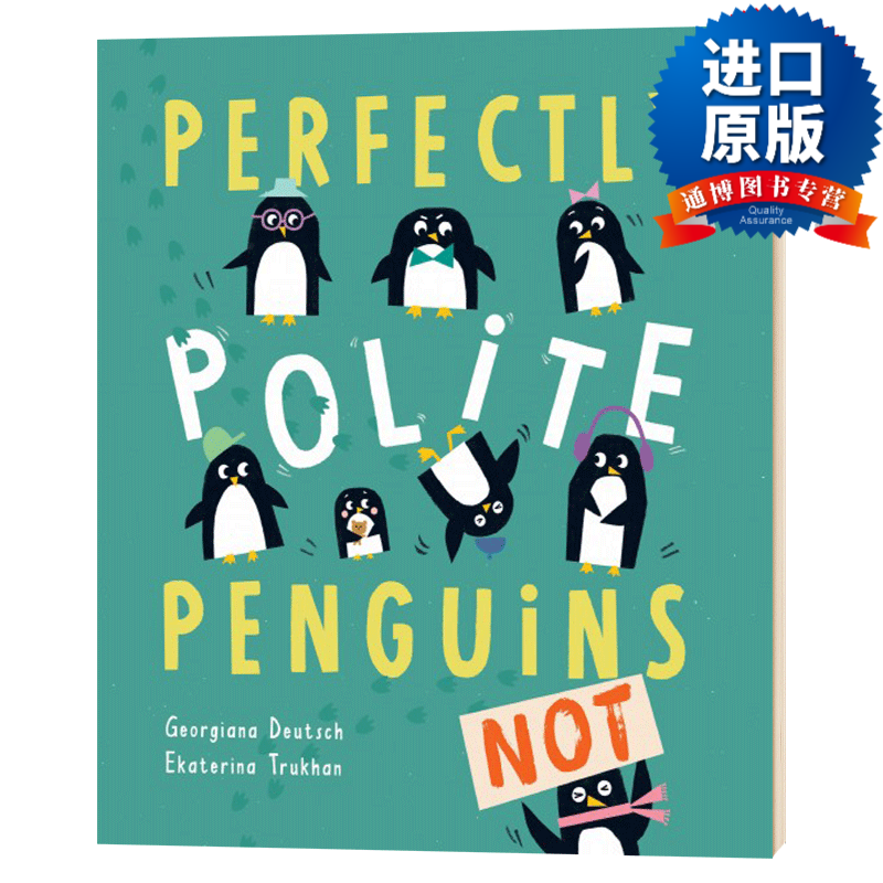 英文版 perfectly polite penguins绅士企鹅 英文原版 进口原版书籍