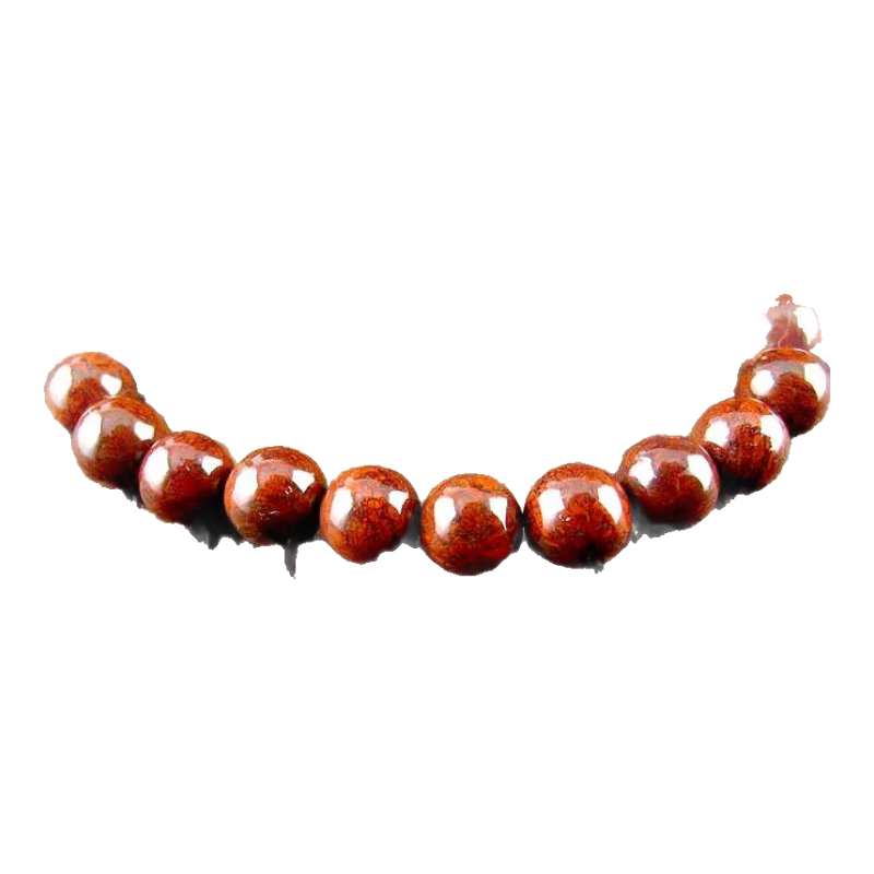 萬(wàn)宗【多品級(jí)8mm】天然廣西桂林雞血石手鏈女雞血玉朱砂玉石手串 普血品級(jí)