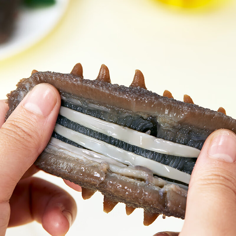 海晏堂大连即食海参辽刺参固形物≥70%开袋即食海鲜水产鲜即食海参礼盒 简装500g(15-18头）