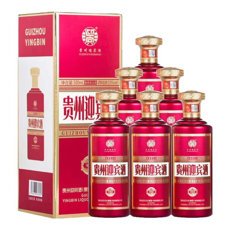 MOUTAI/ę́ ��ӭ���� 53�� ������ 500ml 6ƿ241Ԫ