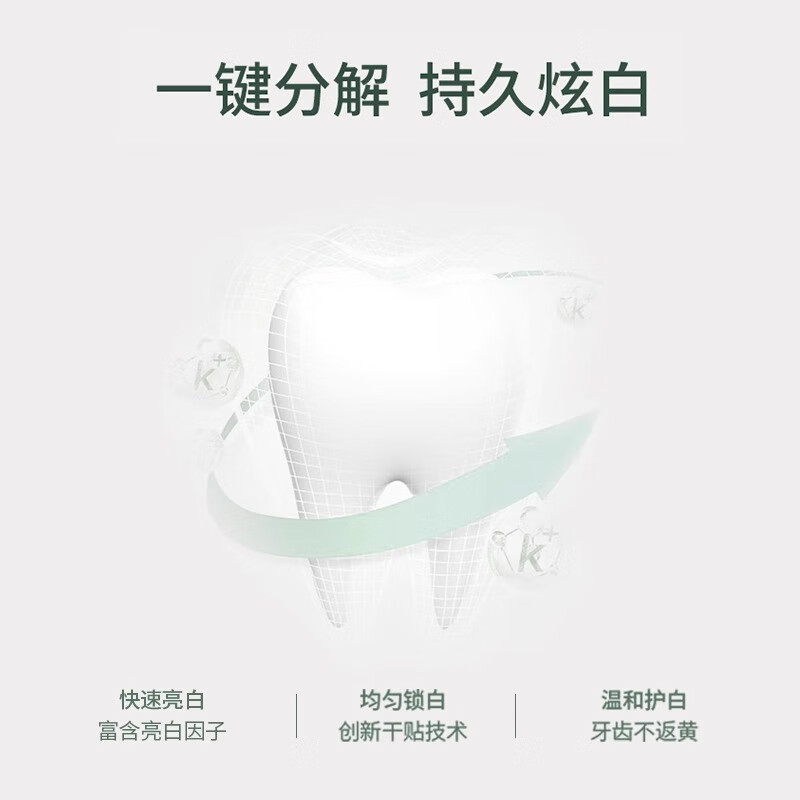 Tondi茶萃酵素炫白牙贴片美白牙齿去黄强效变白清洁牙烟茶渍神器 白牙贴28片