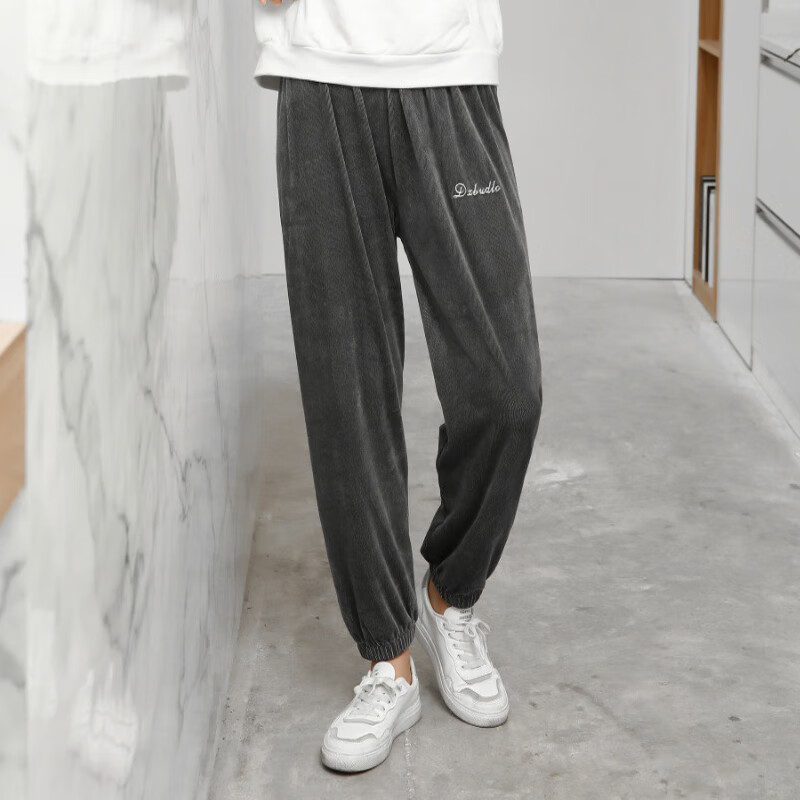 虎迹2026裤子《春秋薄款》猞猁绒暖暖裤2.0家-居-裤男女情侣 小猫灰 XL 140--200左右 京东折扣/优惠券