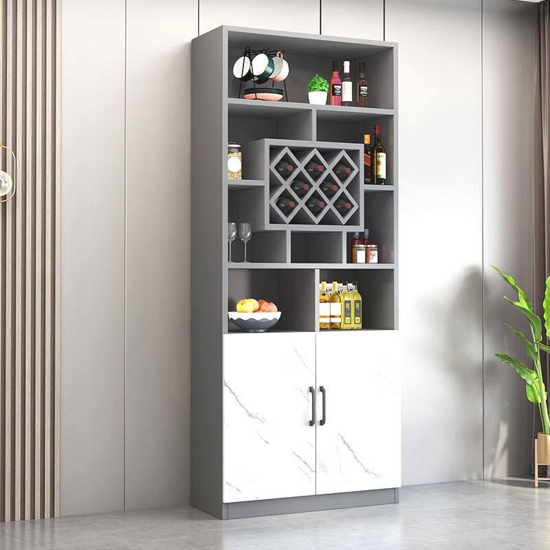 欧派(oppein)酒柜靠墙客厅家用红酒储物柜子现代简约酒柜餐边柜一体