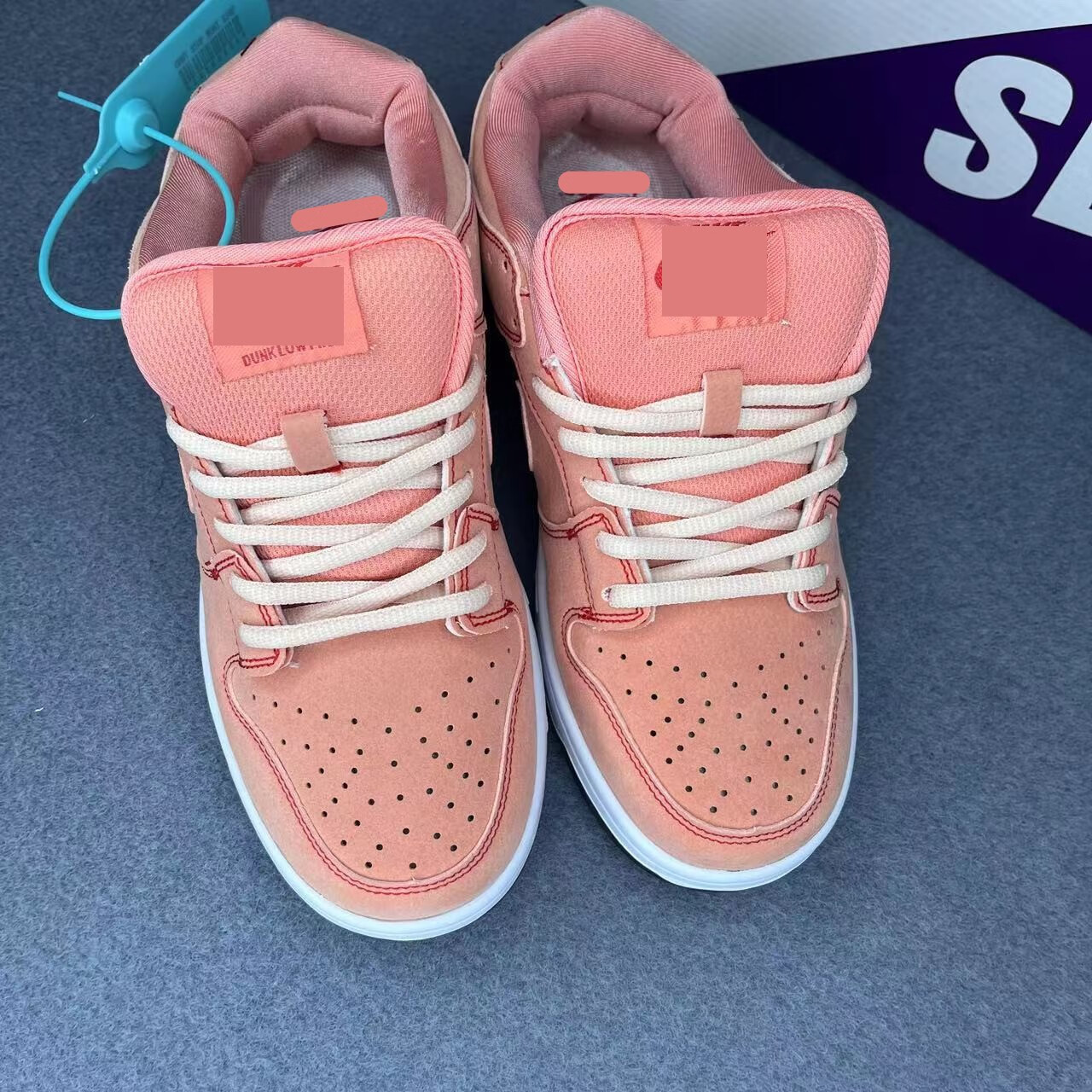 clenikeed莆田纯原sb dunk low pink pig  低帮滑板鞋 男女nike 粉猪