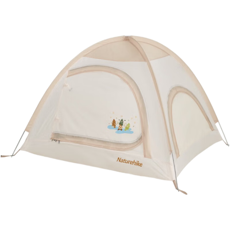 挪客Naturehike圆顶儿童帐篷便携户外露营野营公园沙滩露营装备 篝火之夜