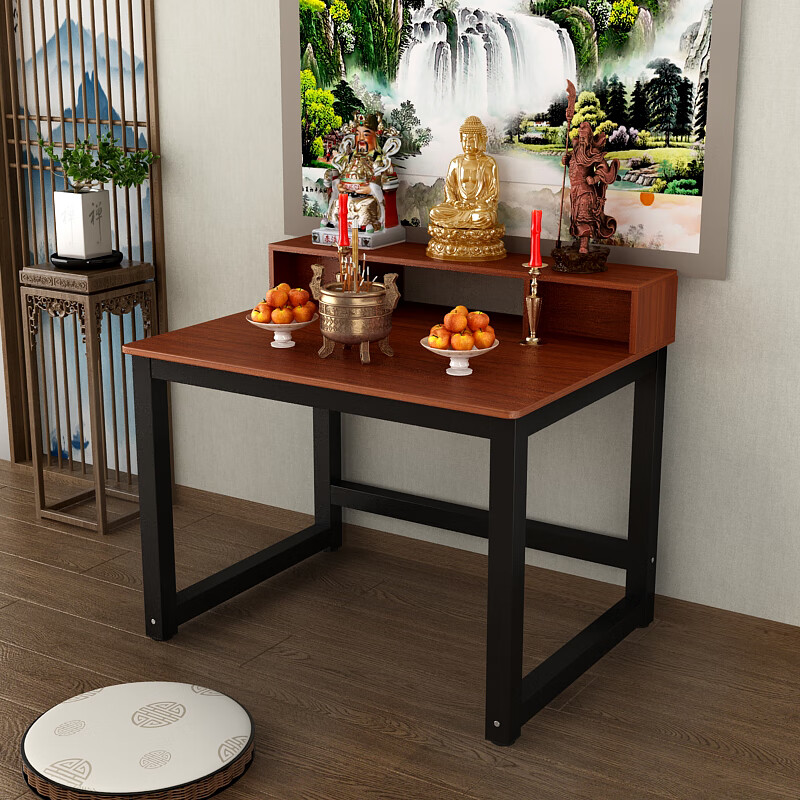 谭士供桌香案家用观音财神桌神台佛桌菩萨新中式佛龛贡桌佛台关公供台 可以定制颜色实木材质,详询客服