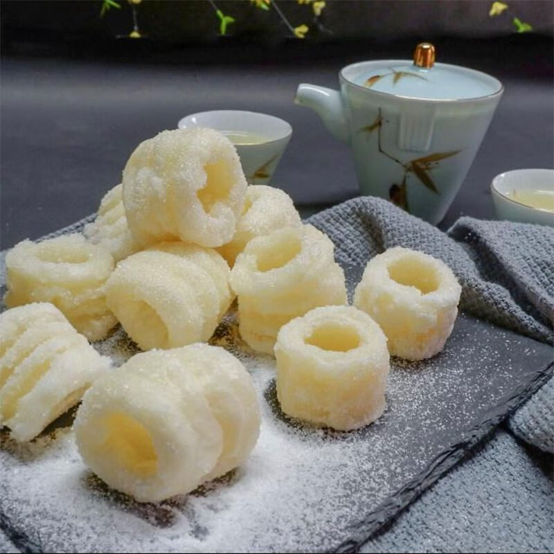 食芳溢南昌特产圈形白糖糕300g早餐糕点糯米手工蒸糕酒店饭店餐饮商用