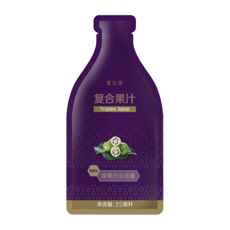 美樂家復合果汁飲料隨身包諾麗果漿100%原液大瓶便攜裝環(huán)保超市官網(wǎng)直購 復合果汁隨身包 35mL*30袋