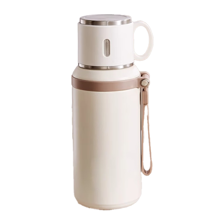 PAKCHOICE保温杯女士高颜值水杯学生男士316不锈钢大容量泡茶水分离杯保冷