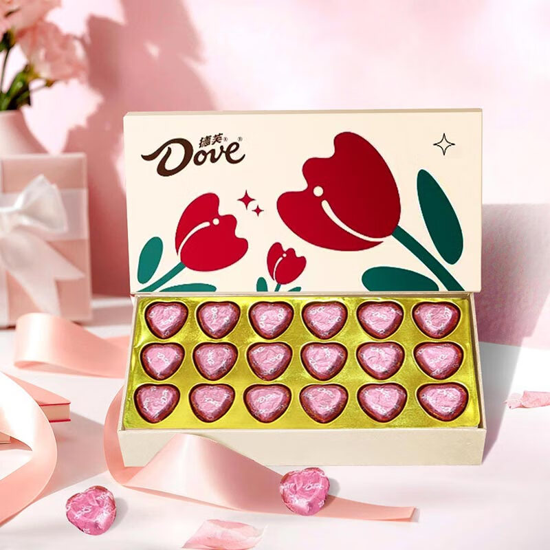 德芙（Dove）德芙巧克力礼盒装送人礼品六一儿童节男女孩零食礼包女友生日礼物