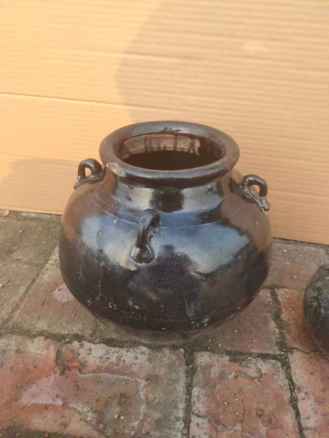 辉客映上民俗老物件农村摆件酒坛子陶罐老罐子腌菜罐怀旧收藏民宿农家