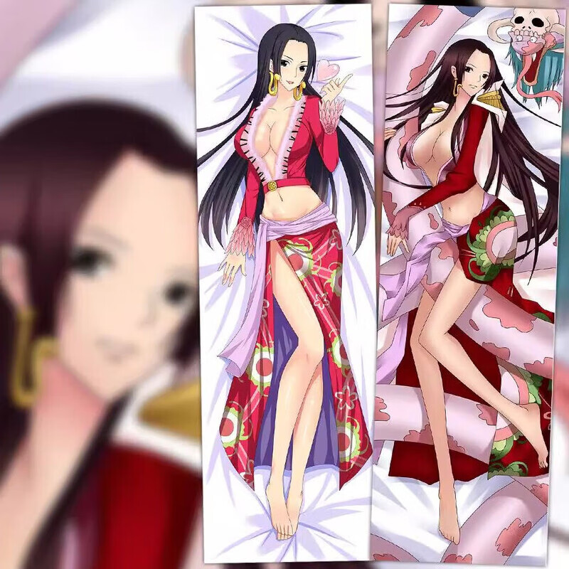 oqb动漫等身抱枕海贼王周边礼物女帝长靠枕方枕宿舍睡枕来图定制枕套