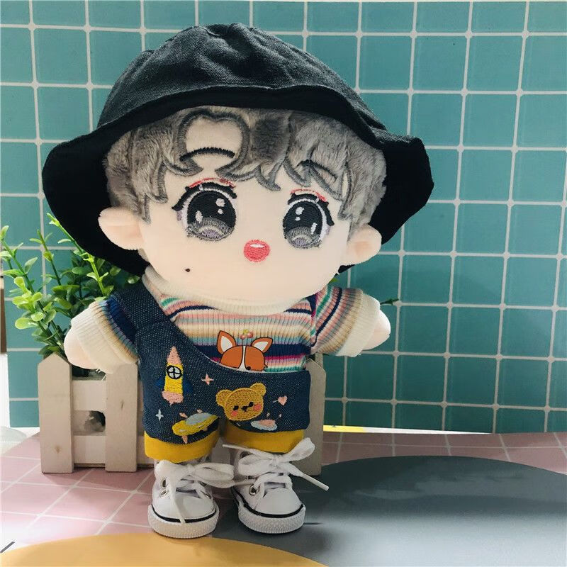 狮奥利兴马嘉祺公仔tnt时代少年团衣服 裸娃 文轩 可爱萌仔娃娃衣周边