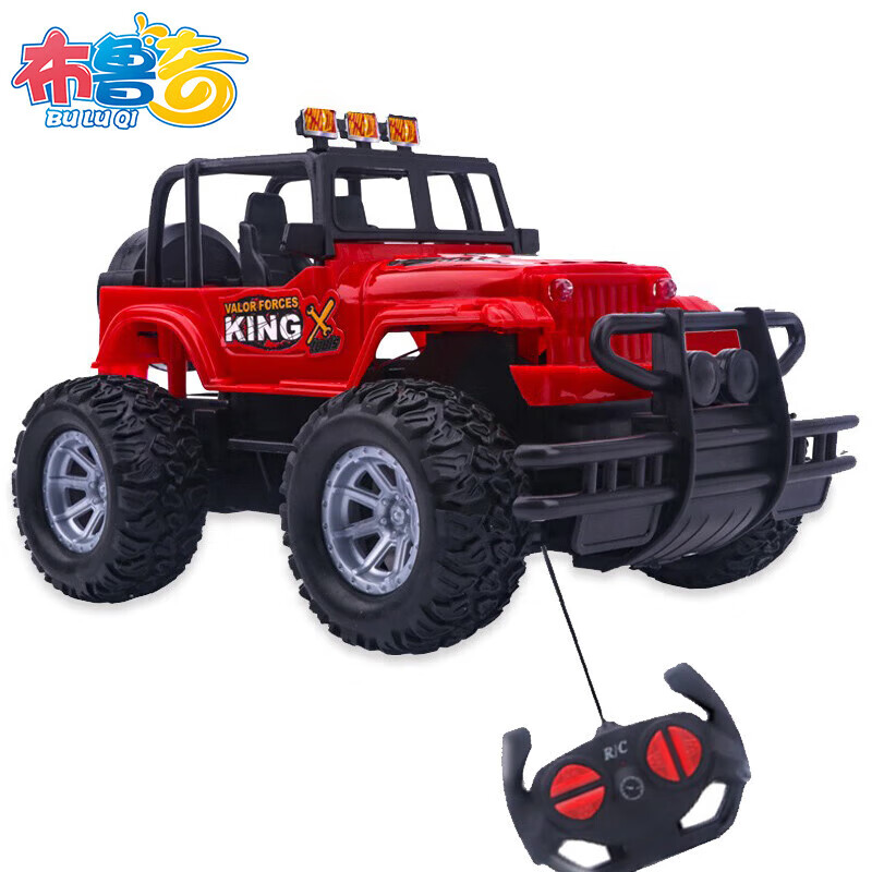 布鲁奇儿童玩具男孩生日礼物6岁rc遥控汽车玩具电动越野赛车益智玩具车