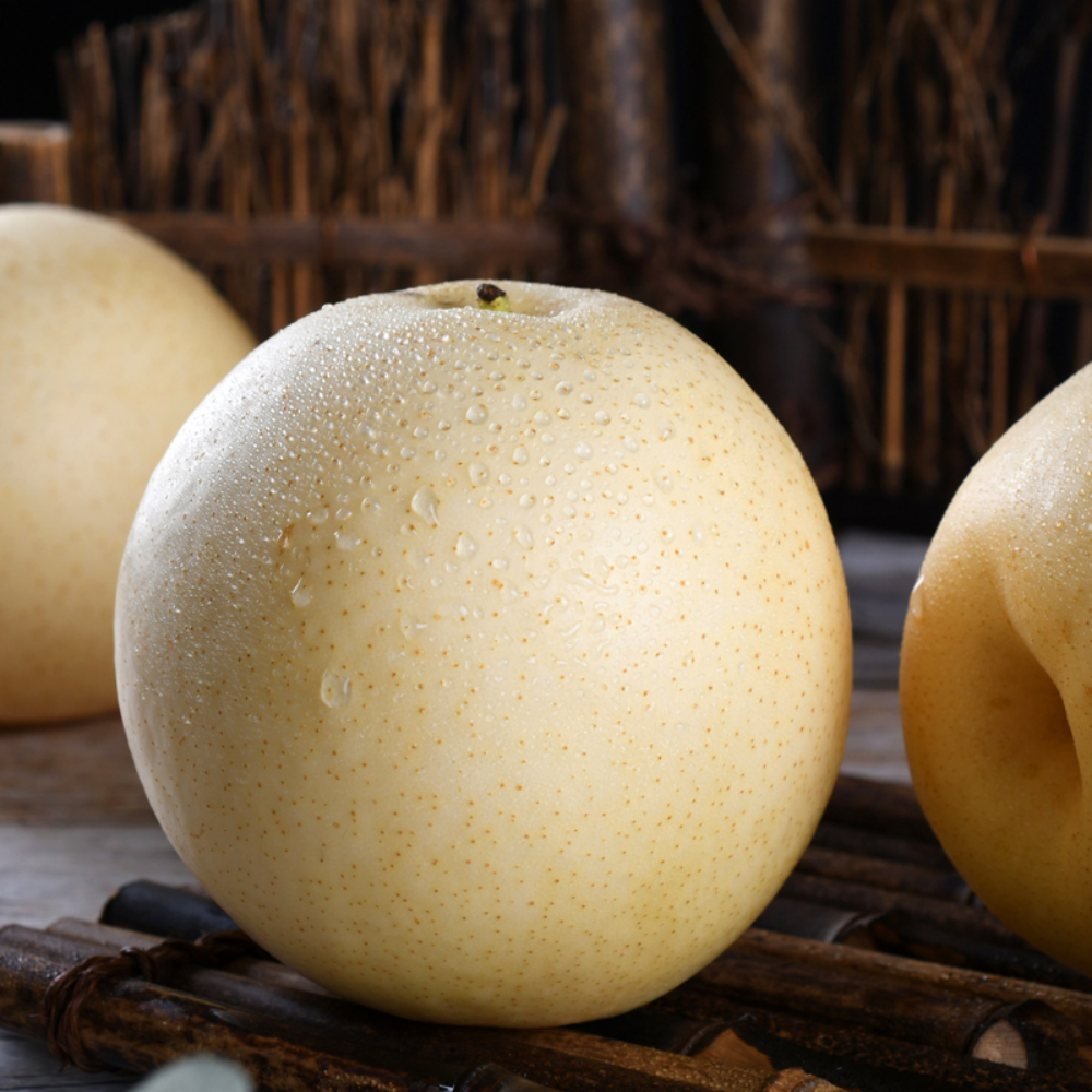 果迎鲜梨 河北皇冠梨 梨子 脆梨 新鲜水果 生鲜 净果4.5斤