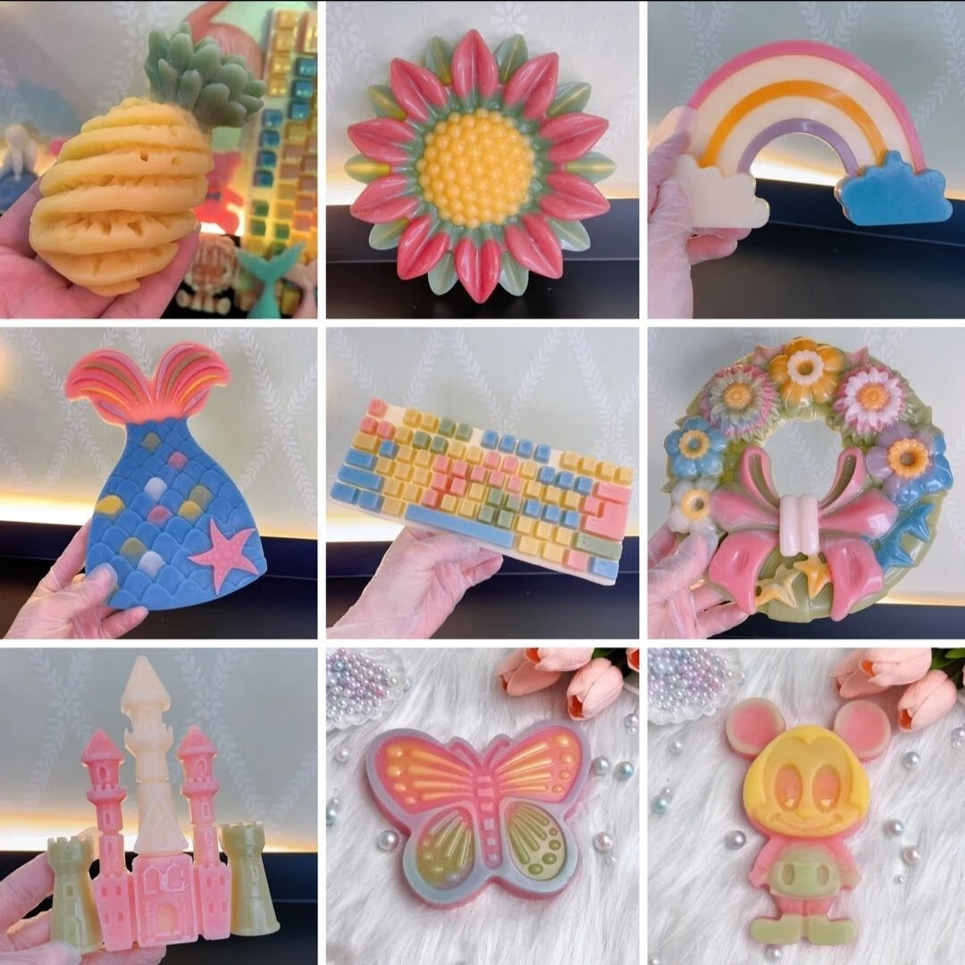 特产优联蜡瓶糖一口秒网红便宜果酱夹心爆浆蜂蜡快手抖音巧克力味蜡皮